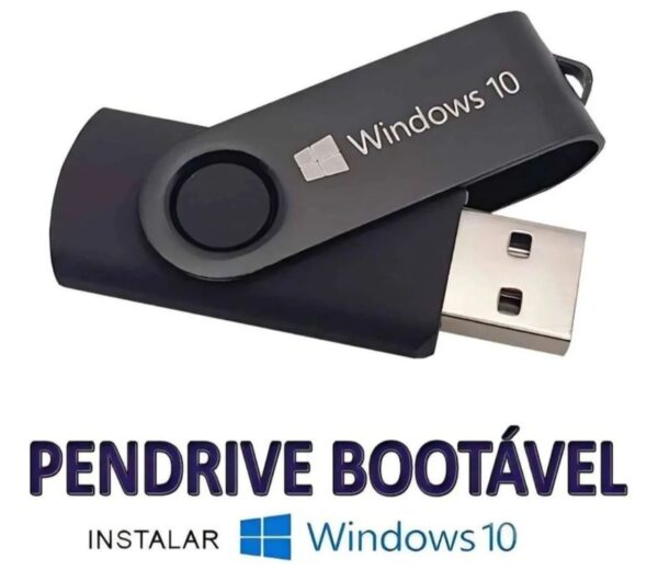 Pen Drive Bootavel Windows 10 instalar e formatar todas as versões